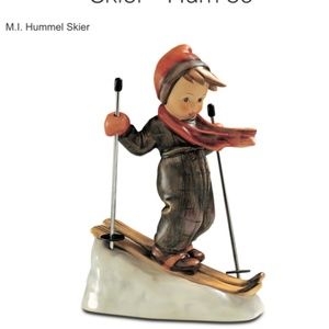 Vintage-Hummel figure-skier